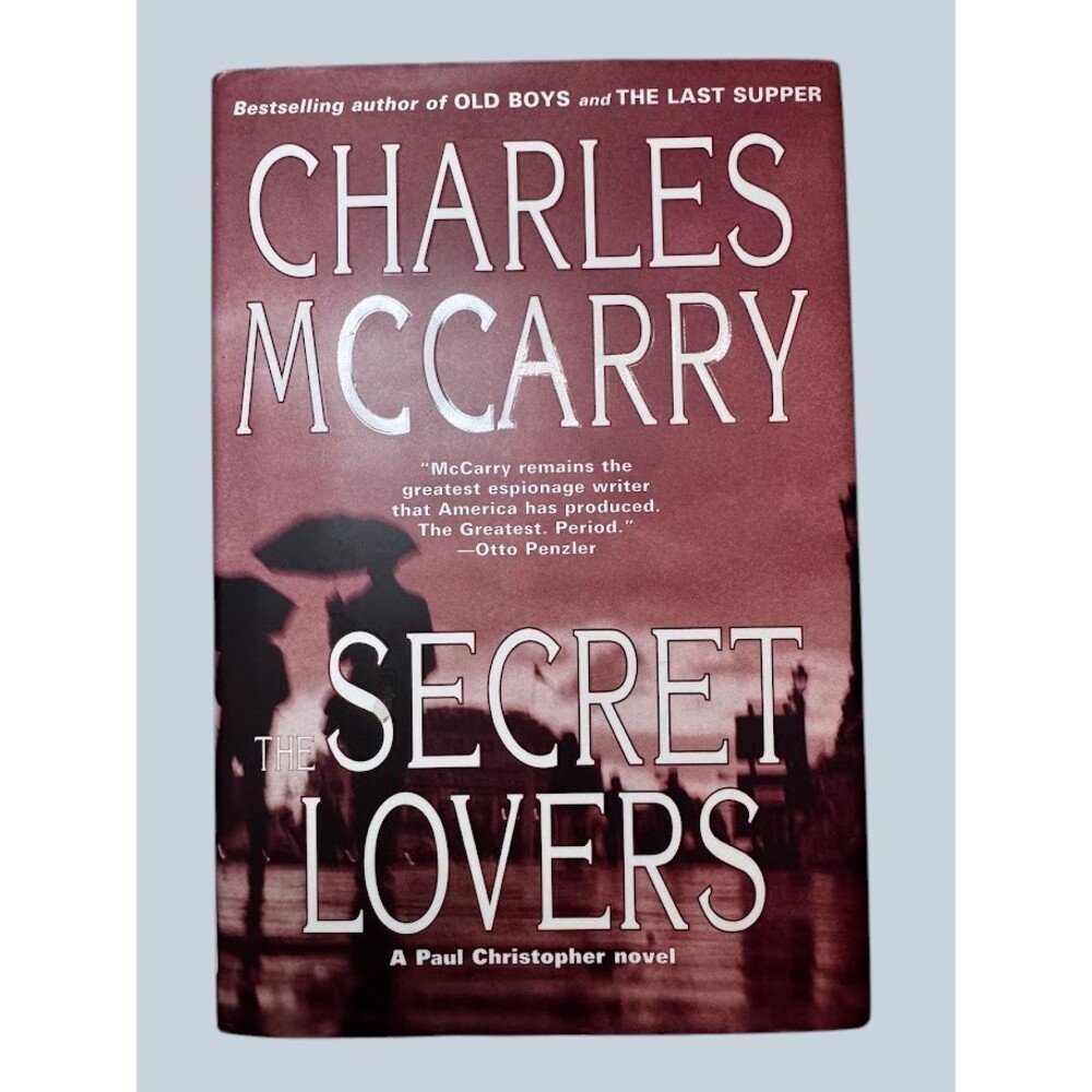 Charles McCarry The Secret Lovers Hardcover Spy Thriller Novel First Edition